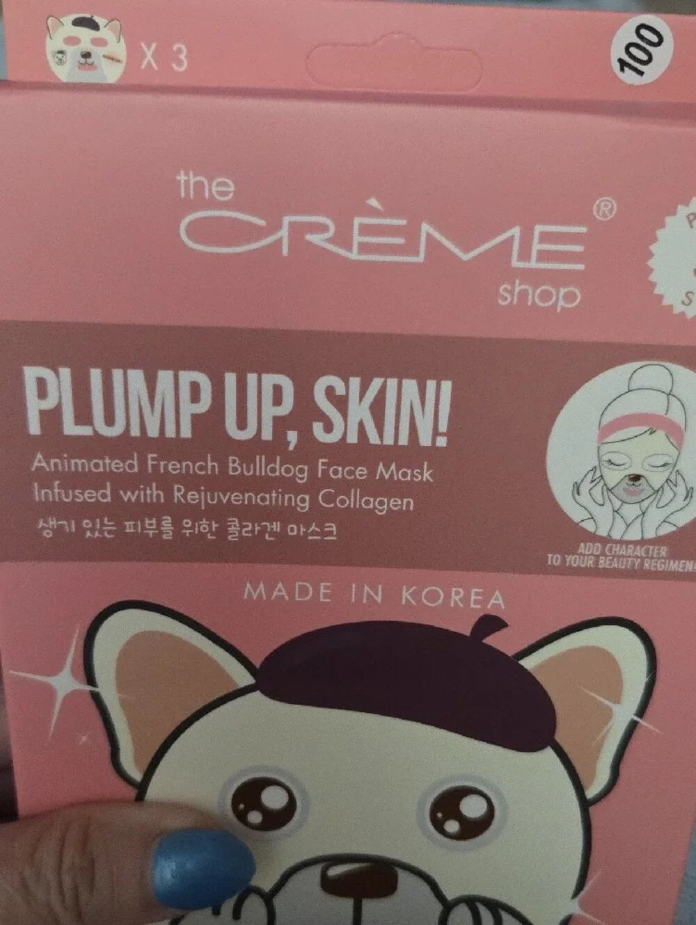 The Crème Shop Plump Up, Skin! Rejuvenating Face Mask – Pink NWOT